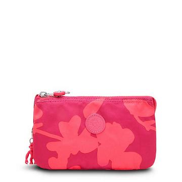 Kipling Creativity Large Printed Pouch Bags Coral Print | CA 2096IL